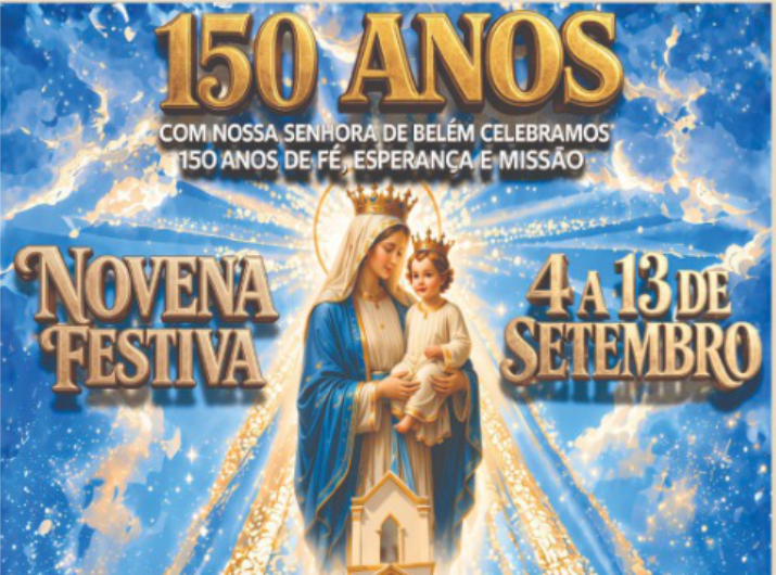 Paróquia Nossa Senhora de Belém inicia novena festiva pelos 150 anos de história
