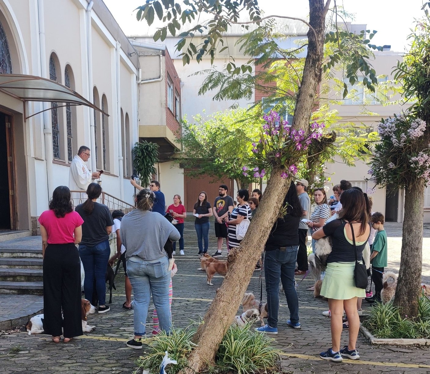 Dia de São Francisco de Assis inspira bênção dos animais na Paróquia Santa Cecília