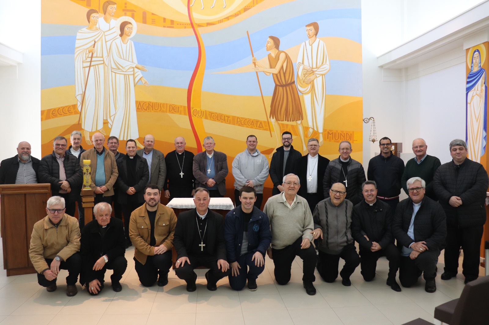 Arcebispo e bispos auxiliares da Arquidiocese de Porto Alegre participam de reunião da Província Eclesiástica