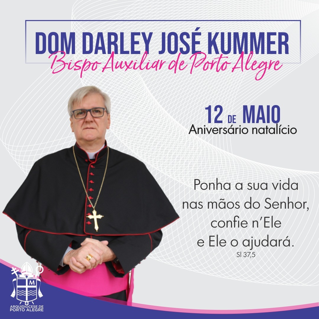 Dom Darley José Kummer celebra 56 anos de vida nesta sexta-feira