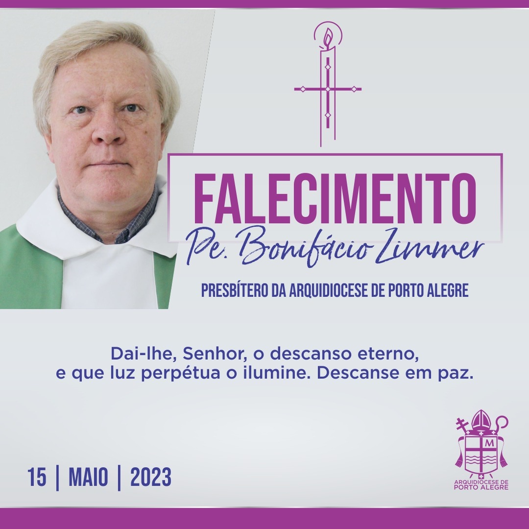 Faleceu o Pe. Bonifácio Zimmer