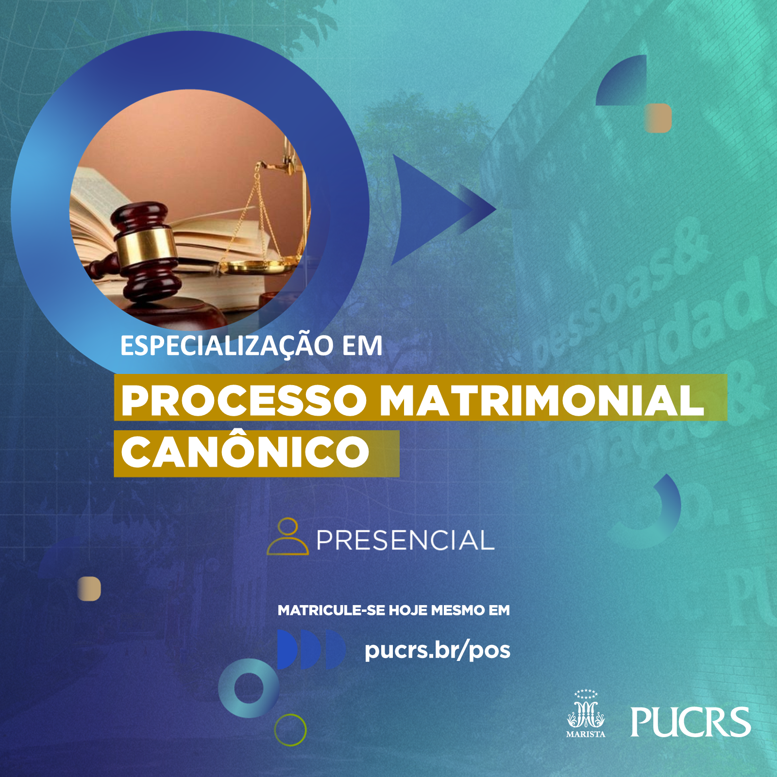 Especialização em Processo Matrimonial Canônico terá nova turma em 2023