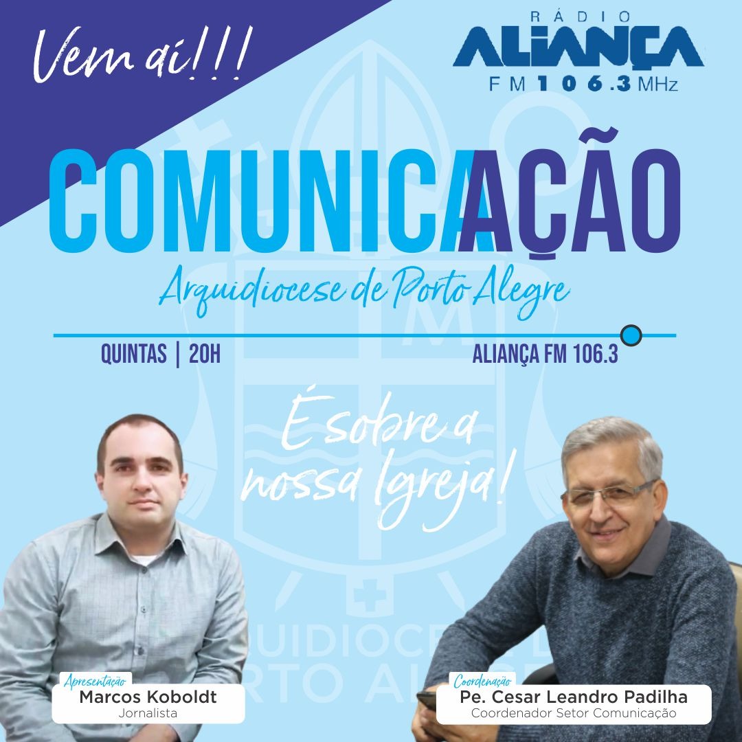 Arquidiocese estreia programa na Rádio Aliança