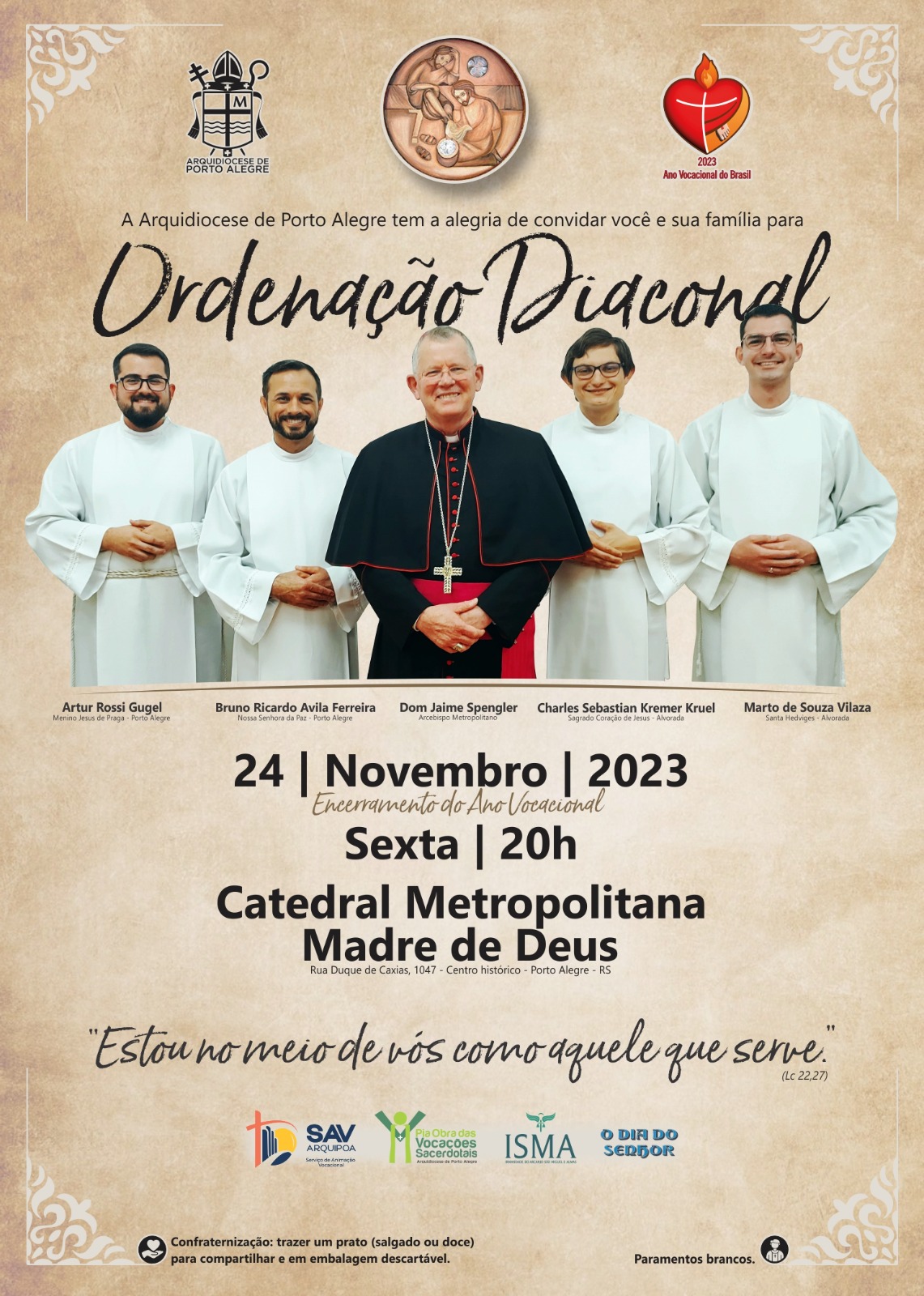 Ordenação diaconal: seminaristas são entrevistados pela comunicação da Arquidiocese