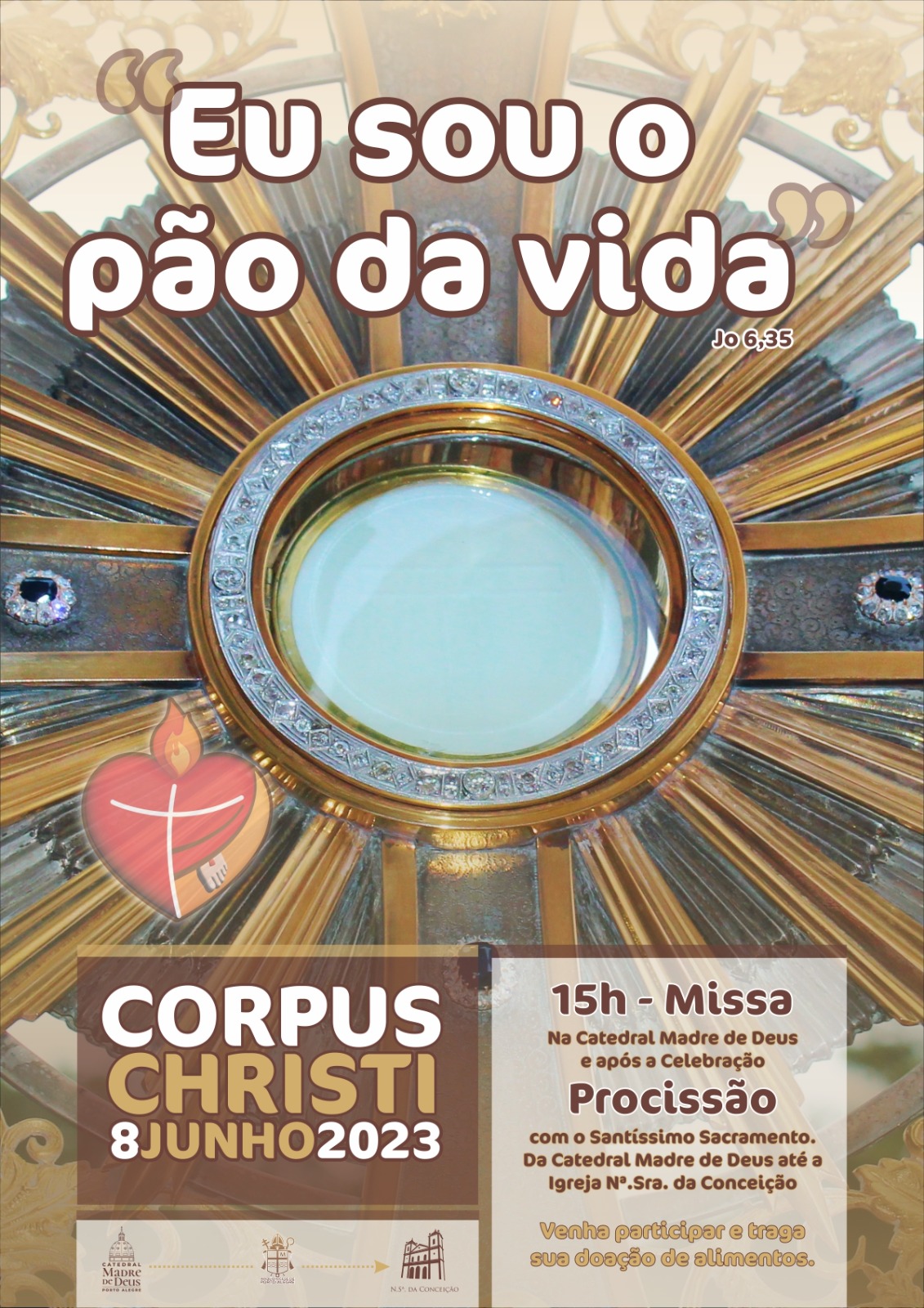 Procissão de Corpus Christi acontece no próximo dia 8