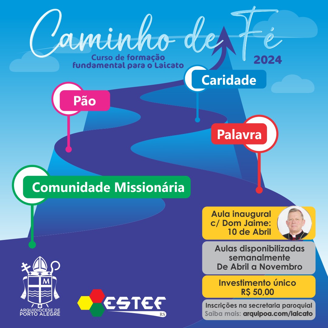 Abertura do curso Caminho da Fé acontece nesta quarta-feira