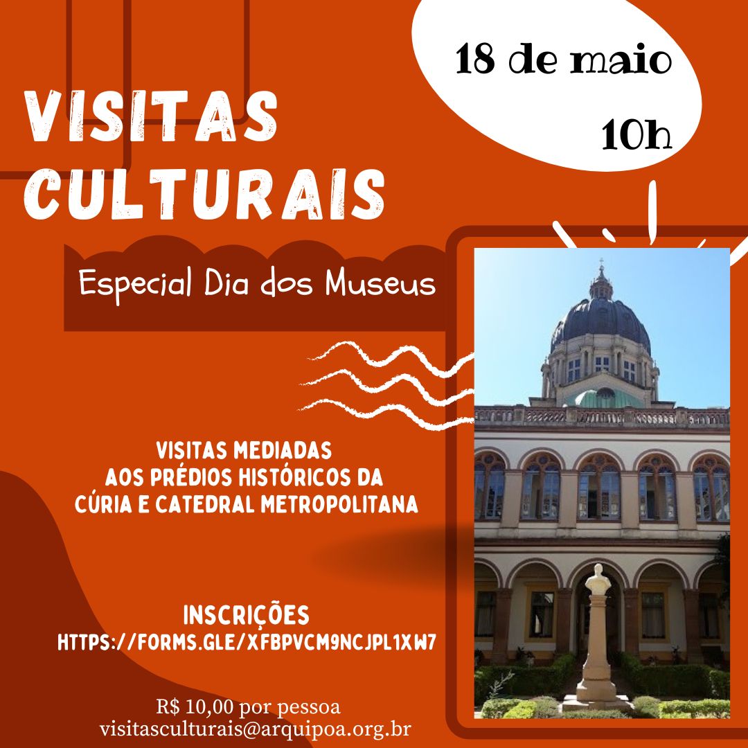 Visitas Culturais terá edição especial no Dia dos Museus