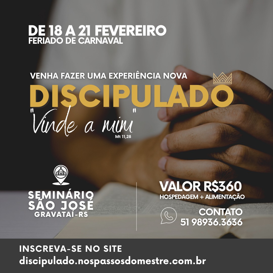 Retiro Discipulado volta ao seu formato tradicional em 2023