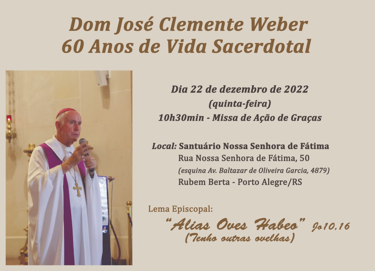 Missa em Ação de Graças pelos 60 anos de ordenação sacerdotal de Dom Clemente Weber