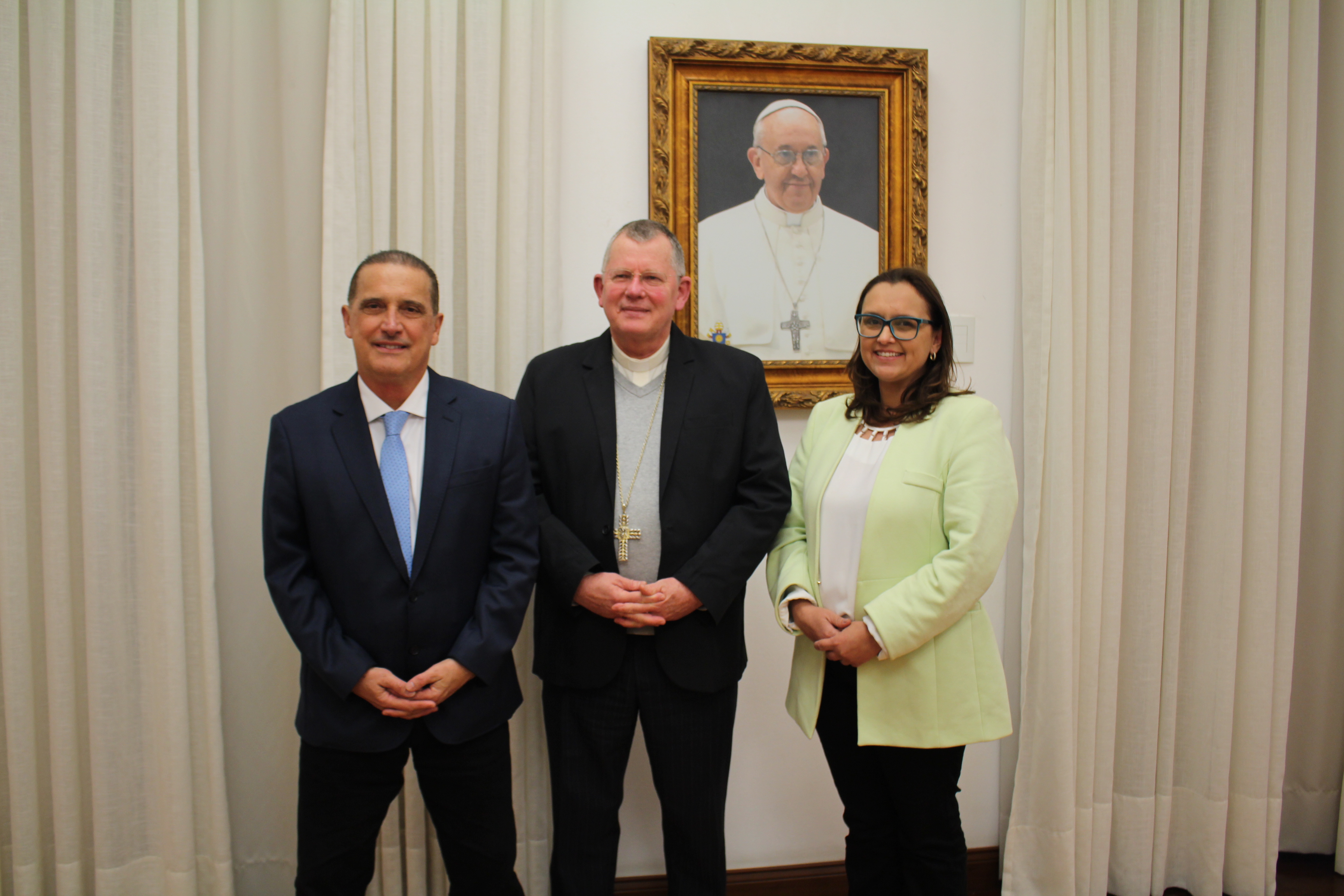 Arcebispo Dom Jaime Spengler realiza audiência com o  candidato ao governo do RS  Onyx Lorenzoni