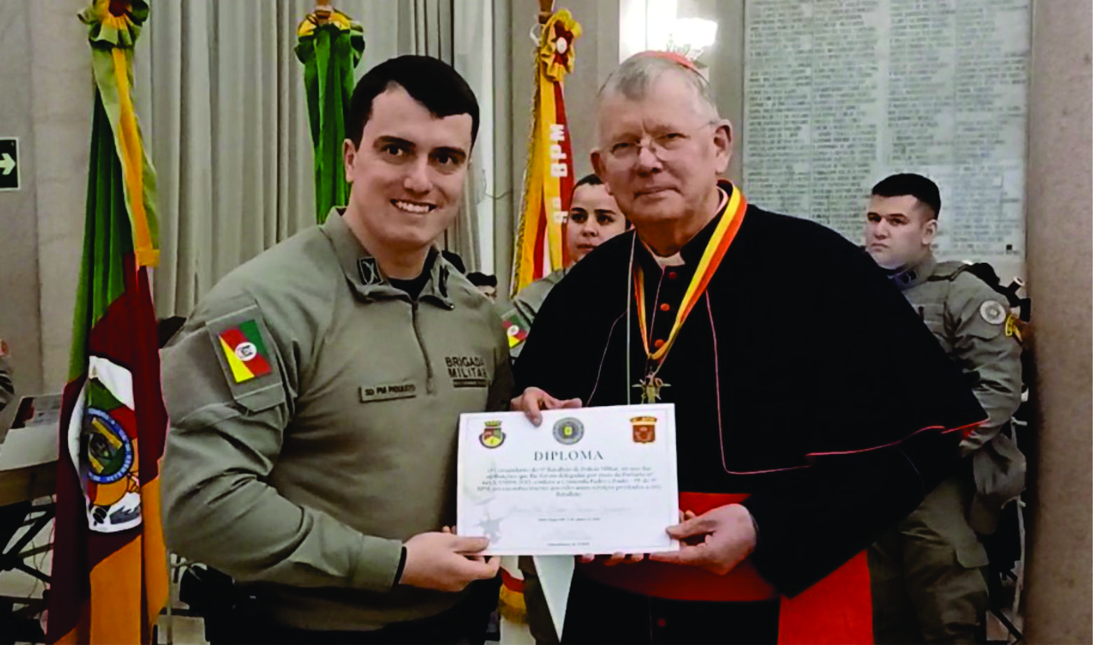 Cardeal Dom Jaime é homenageado nos 70 anos do 9º BPM