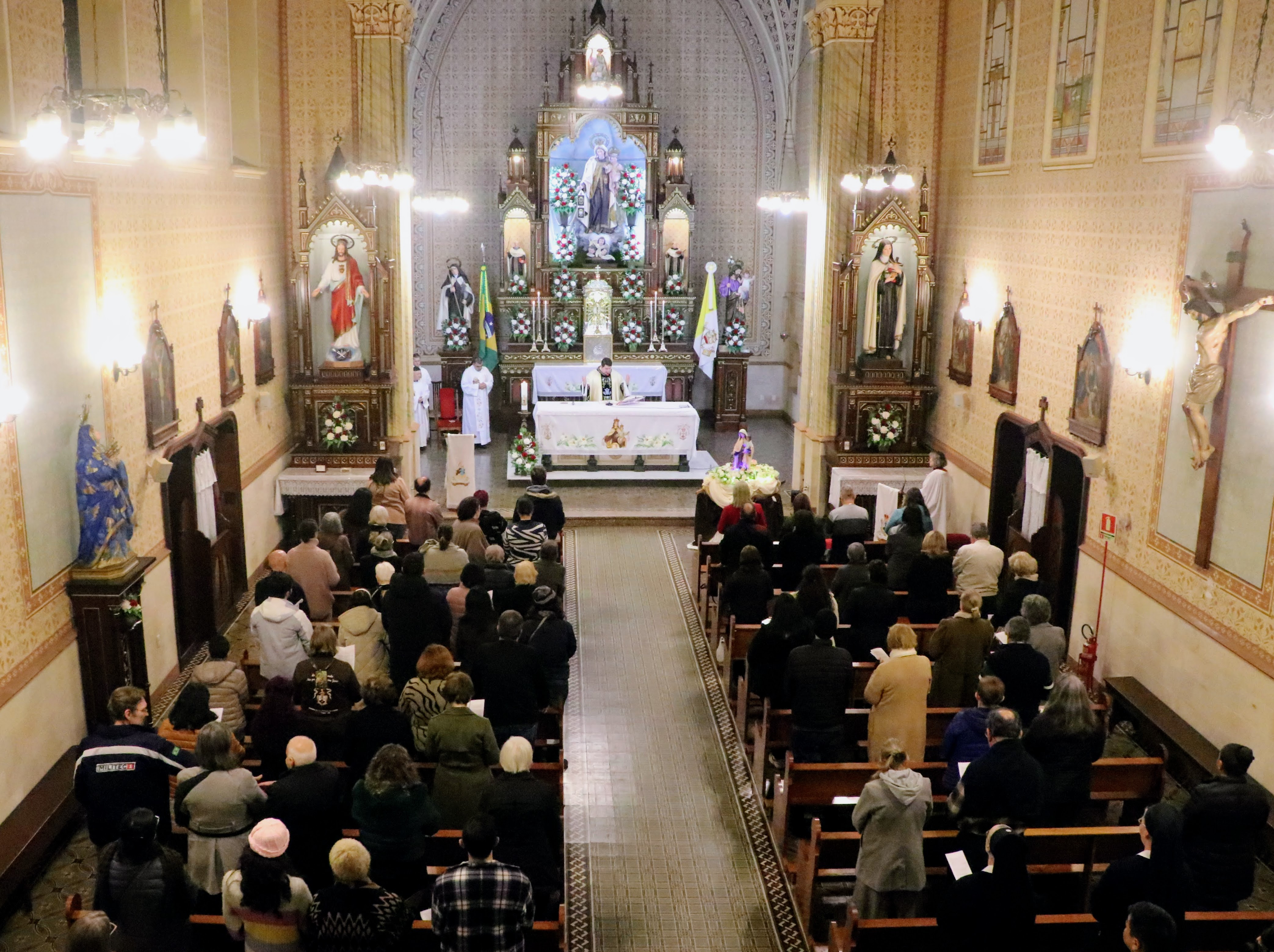 Carmelo de Porto Alegre inicia novena de Nossa Senhora do Carmo