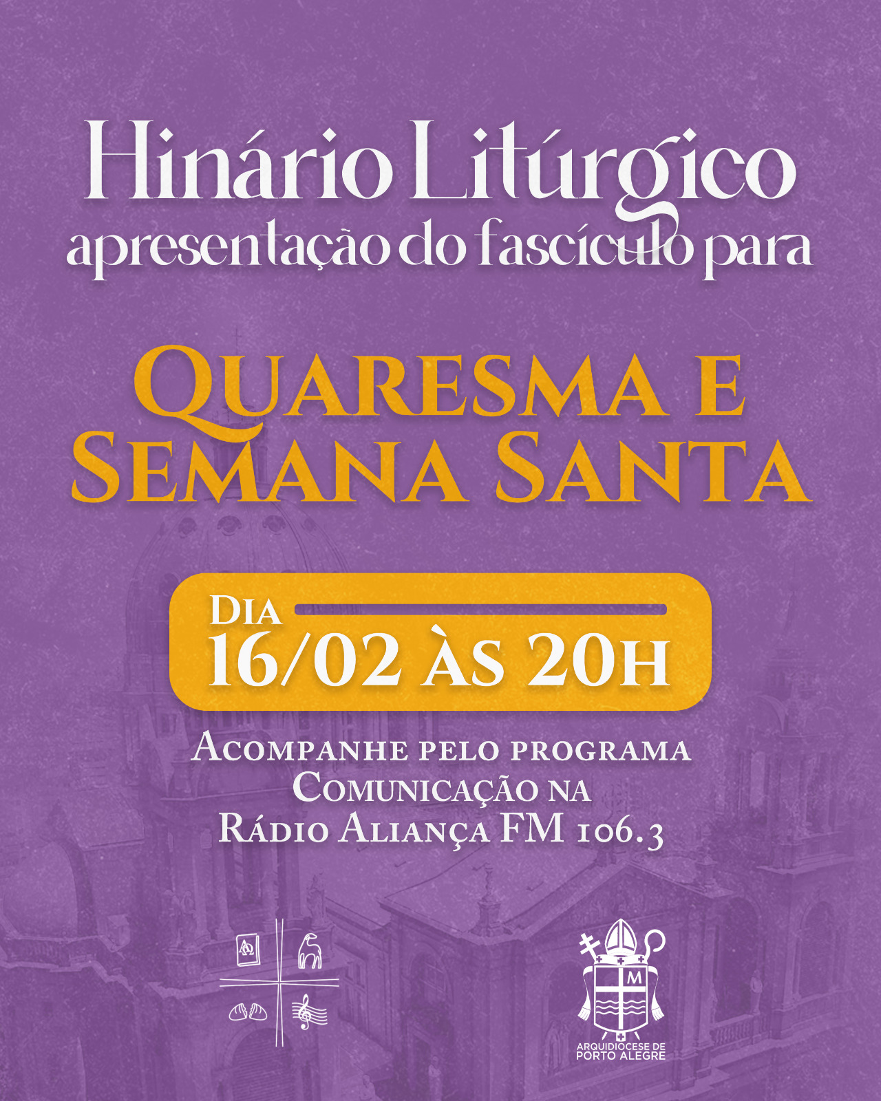 Setor Música Litúrgica apresenta o fascículo para o Tempo da Quaresma e Semana Santa