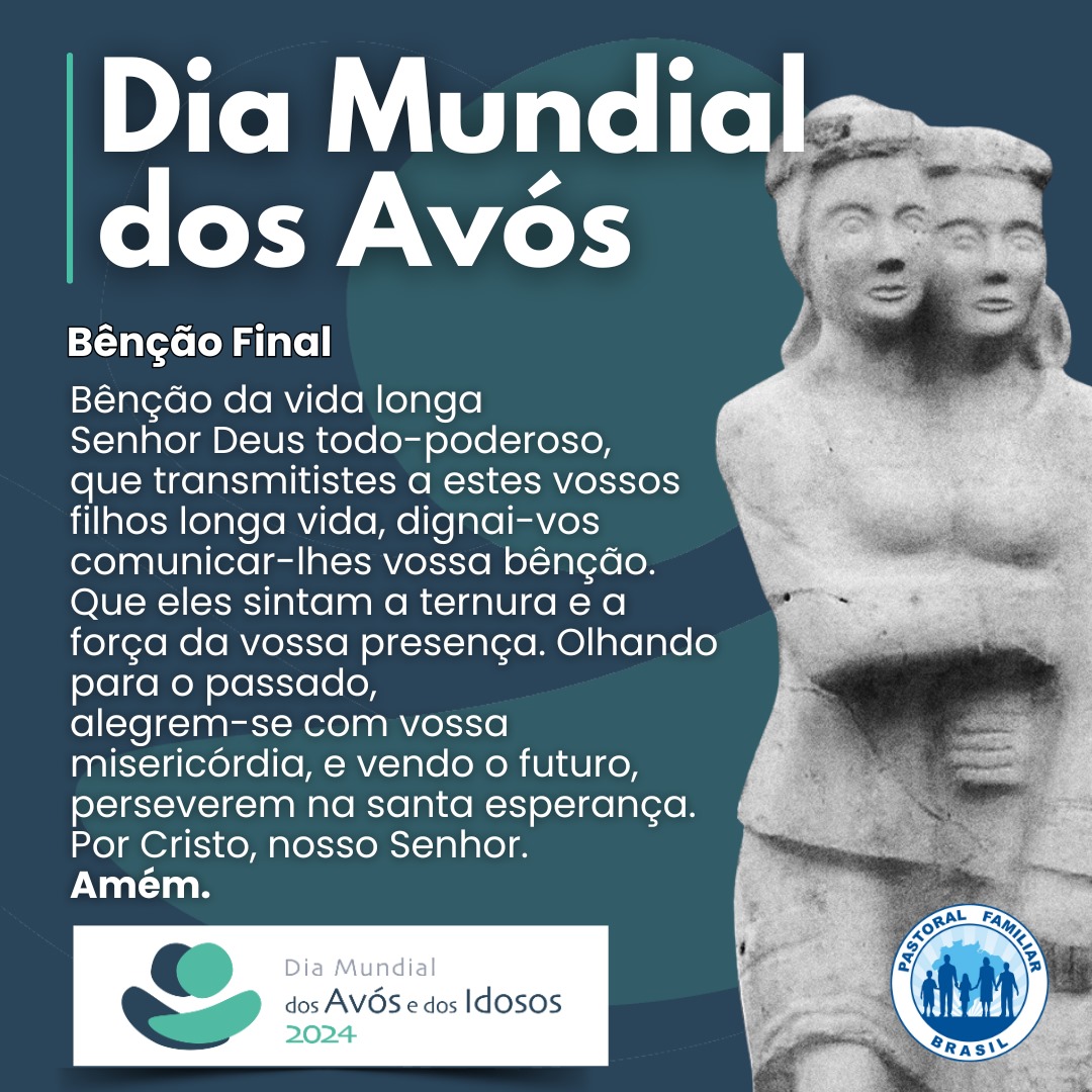 Pastoral Familiar divulga motivação para celebração do Dia dos Avós