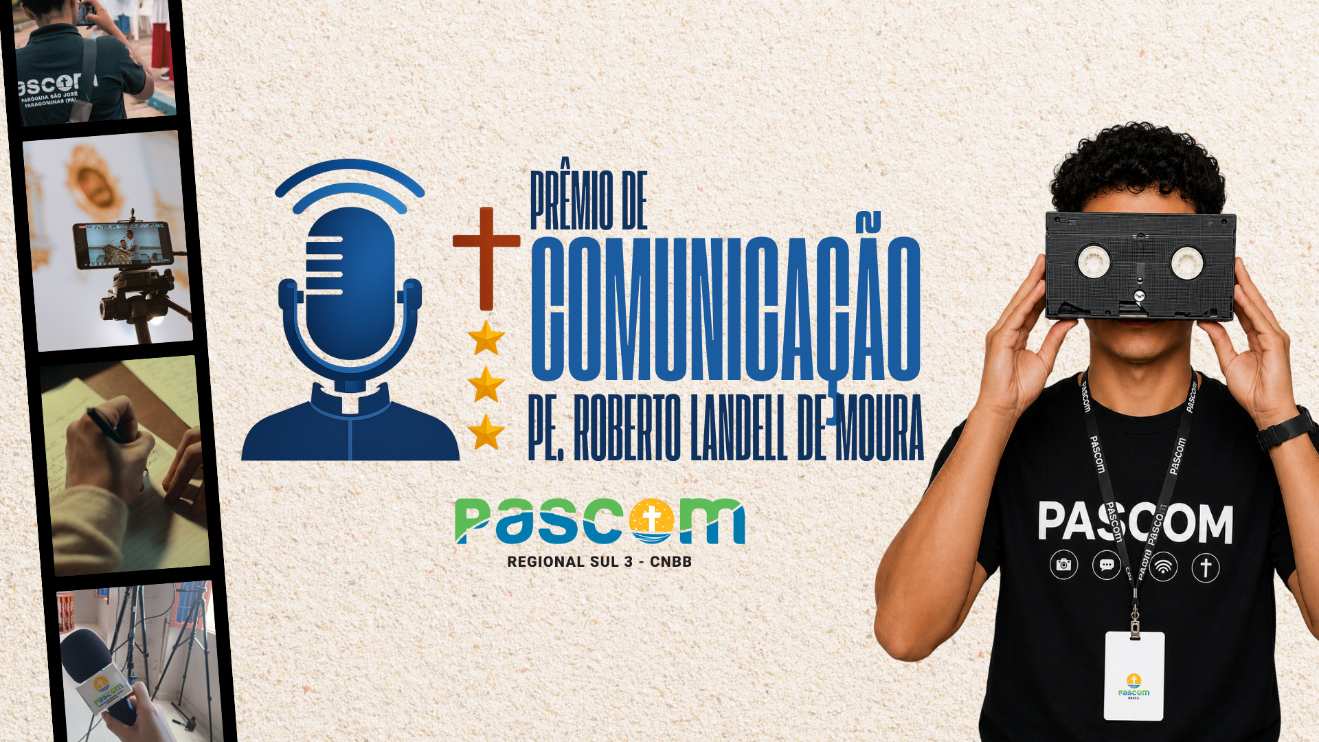 Pascom do Regional Sul 3 abre inscrições para o 5º Prêmio de Comunicação Pe. Roberto Landell de Moura