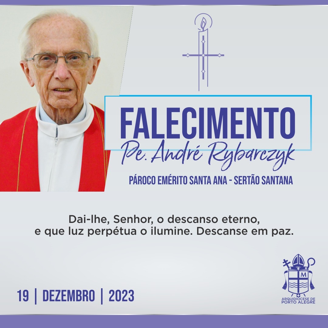 Faleceu o Pe. André Rybarczyk