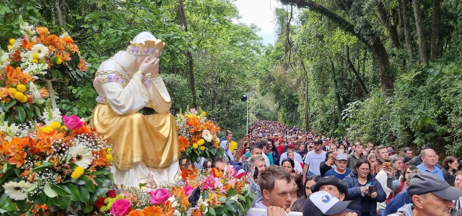 Dom Jaime celebra missa de Nossa Senhora da Salette em Marcelino Ramos