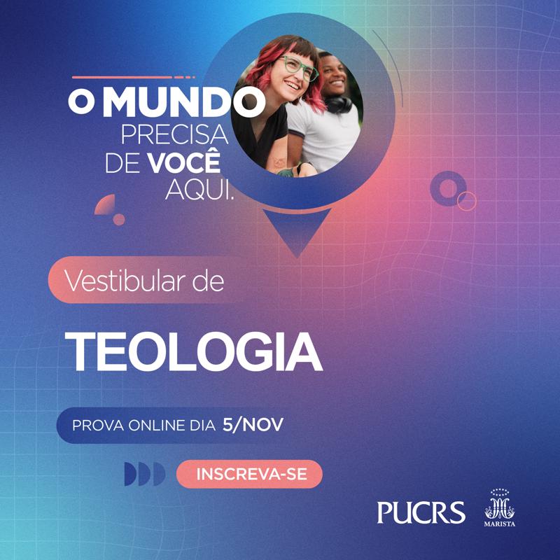 Vestibular para o curso de Teologia da PUCRS tem provas no dia 05 de novembro