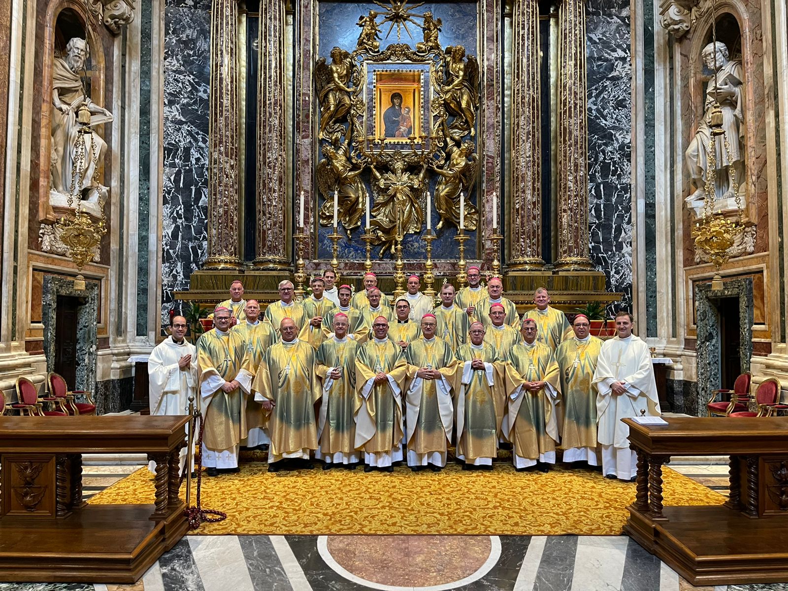 Ad Limina: no terceiro dia, bispos visitam Secretaria de Estado do Vaticano e o Colégio Pio Brasileiro