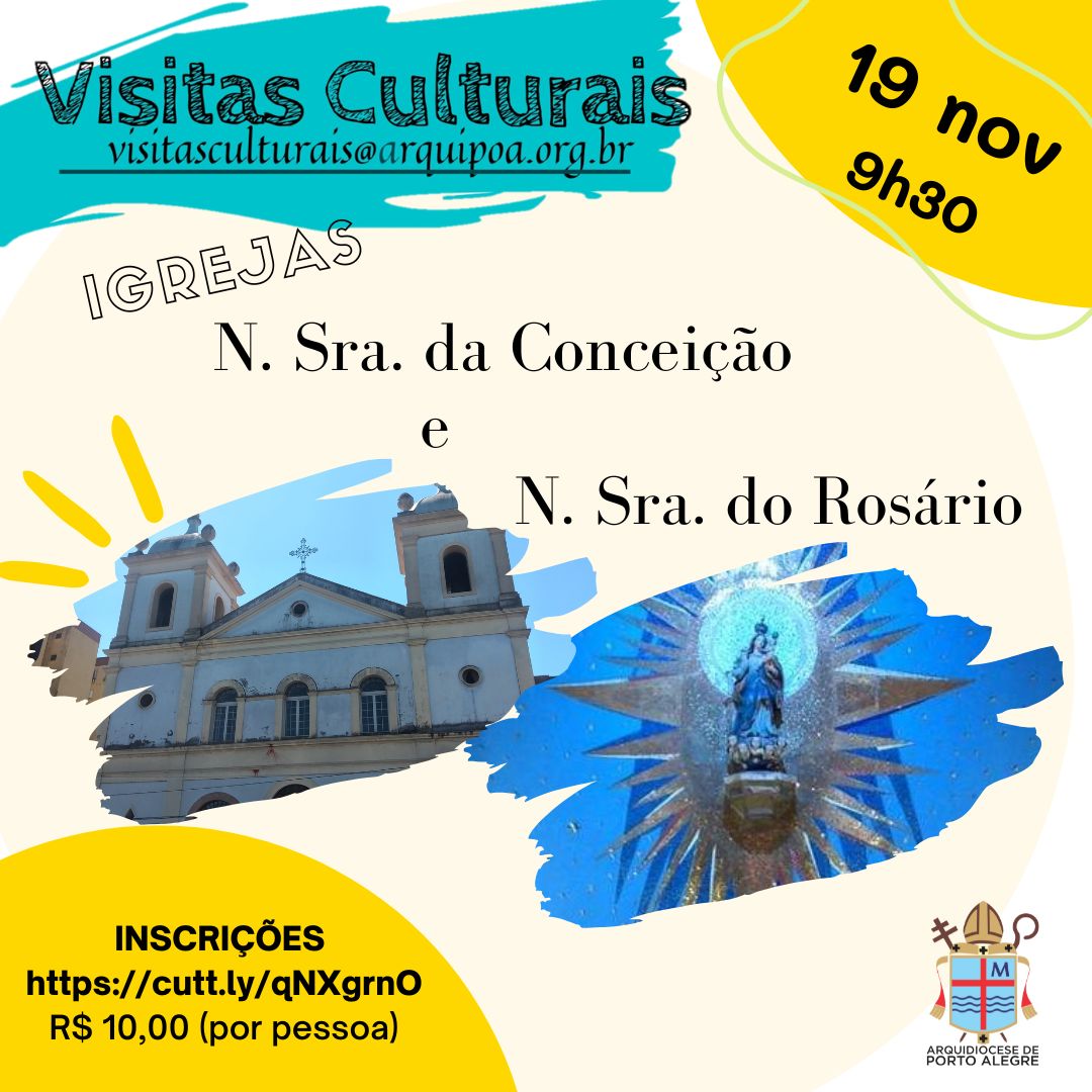 Visitas Culturais  - Igrejas da Conceição e do Rosário 