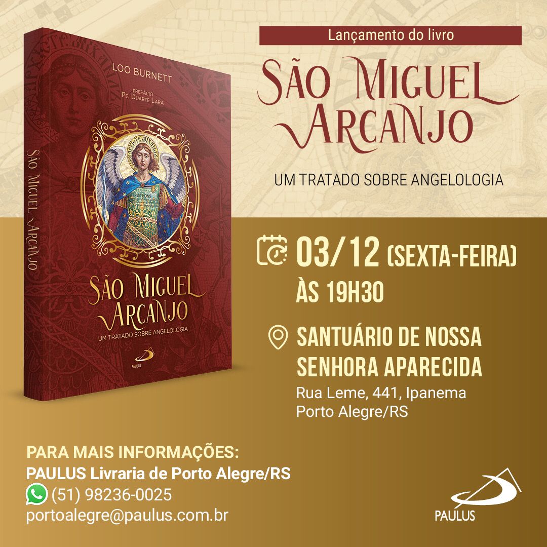 Lançamento: livro sobre São Miguel Arcanjo será apresentado nesta sexta-feira (3)