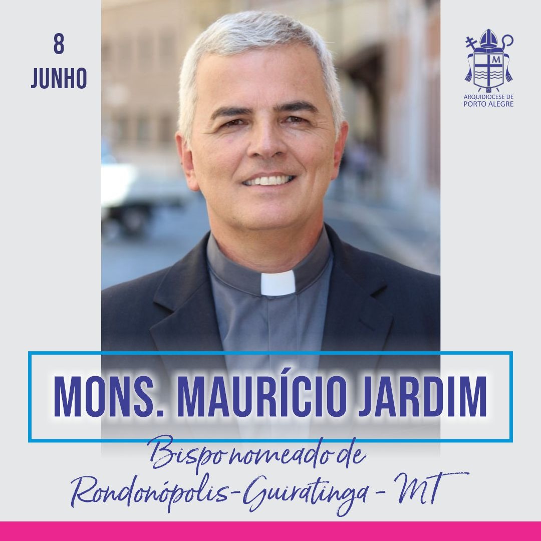 Papa Francisco nomeia o padre Maurício Jardim como bispo da diocese de Rondonópolis-Guiratinga 