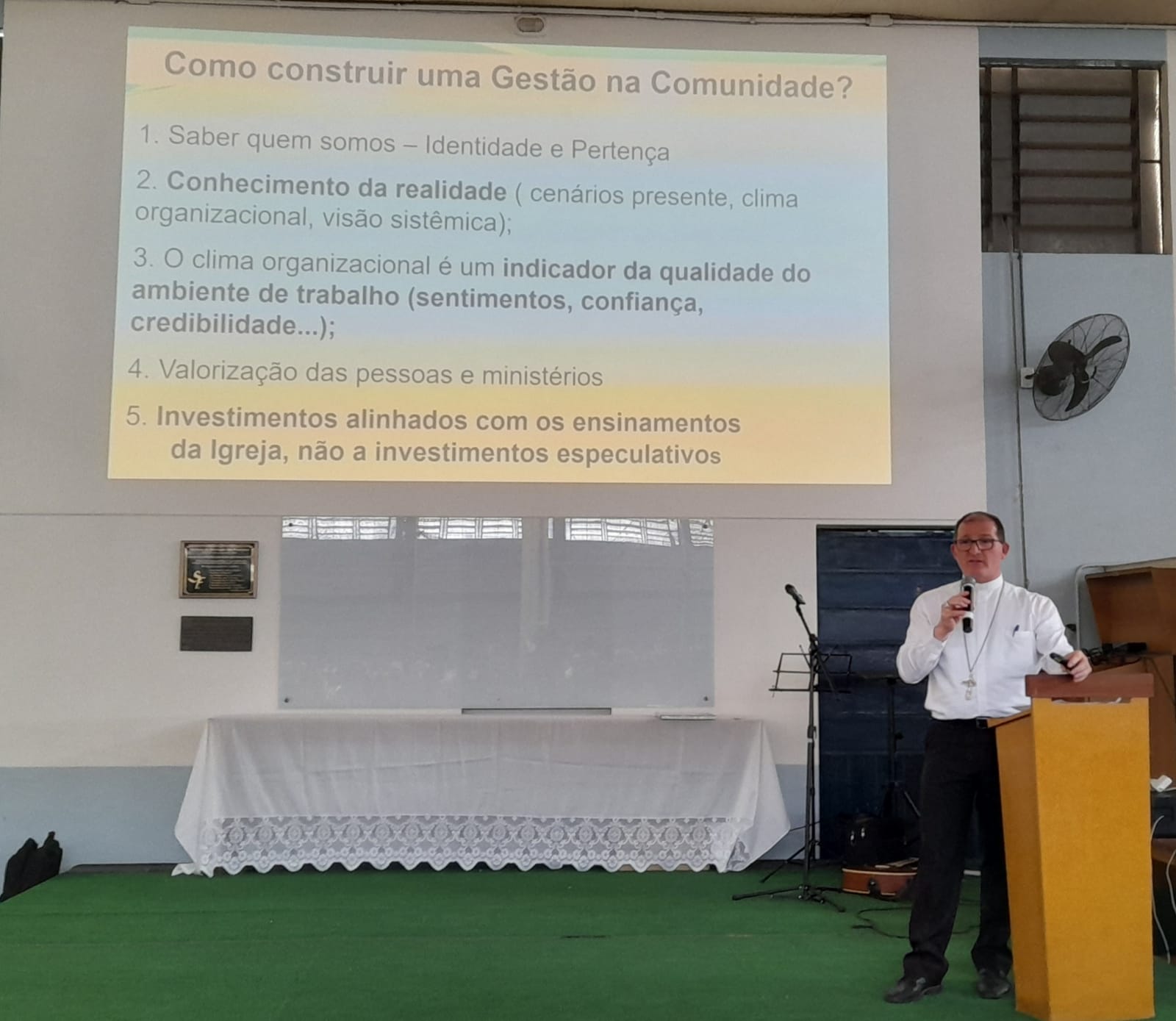 Encontro sobre Gestão Eclesial reuniu mais de 400 pessoas no Instituto São Francisco