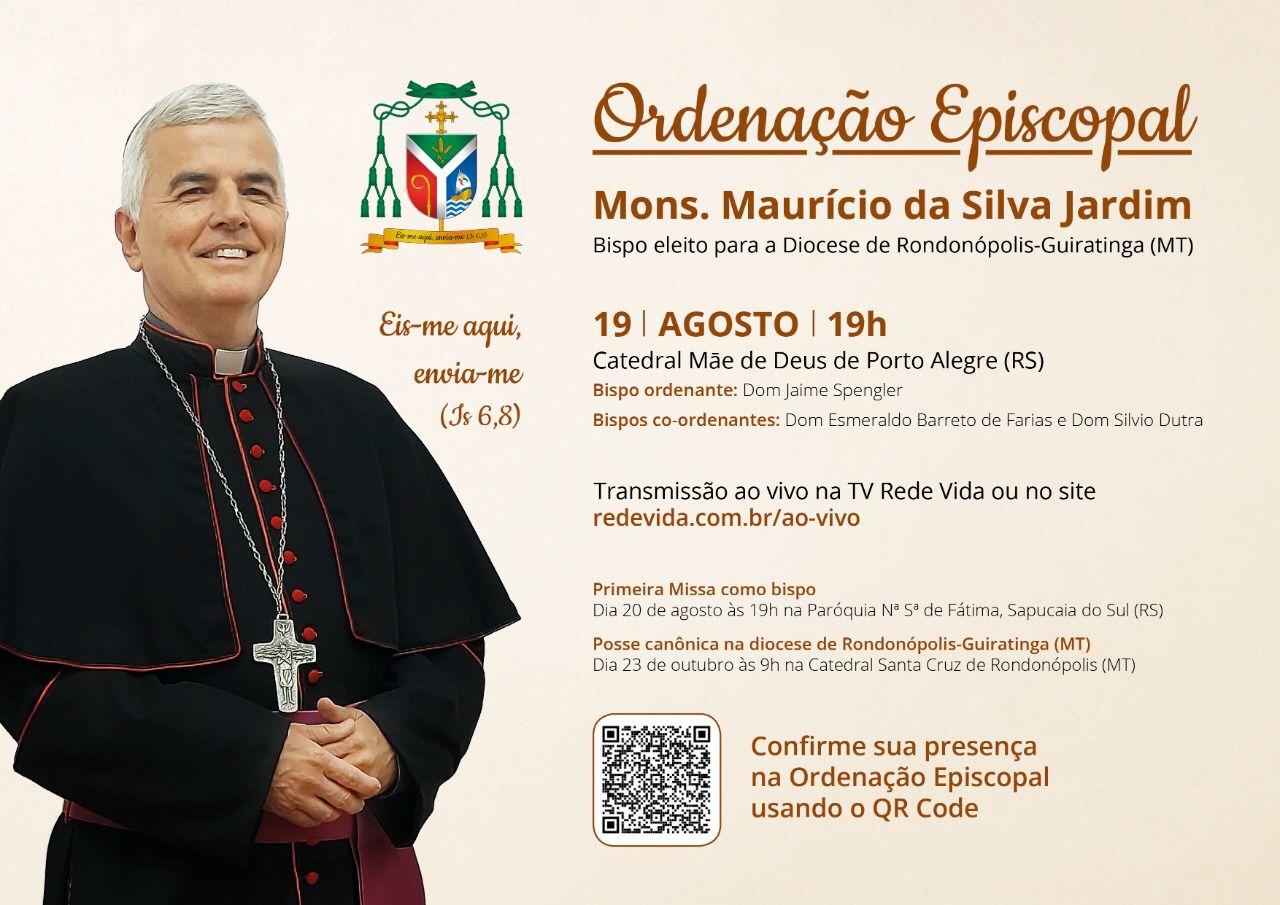 Arquidiocese em festa pela ordenação episcopal de Monsenhor Maurício Jardim