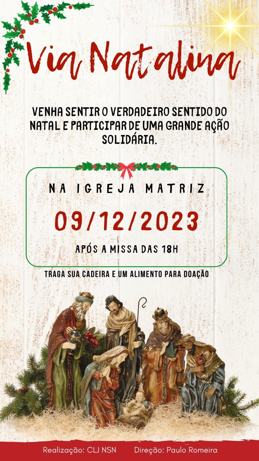 CLJ de Charqueadas realiza apresentação solidária de Natal