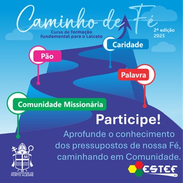 Arquidiocese de Porto Alegre abre inscrições para o itinerário formativo Caminho de Fé 