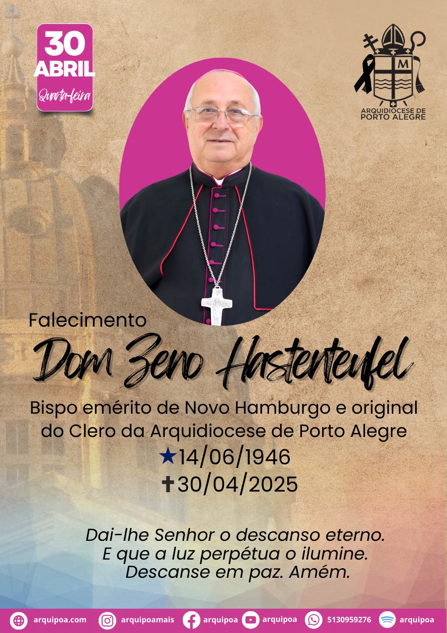 Nota de Pesar pelo falecimento de Dom Zeno Hastenteufel