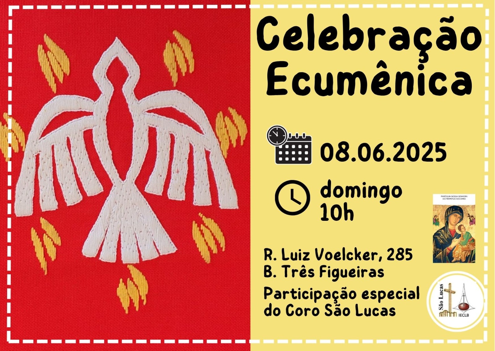 Celebração Ecumênica marca Pentecostes como sinal de unidade entre comunidades de fé