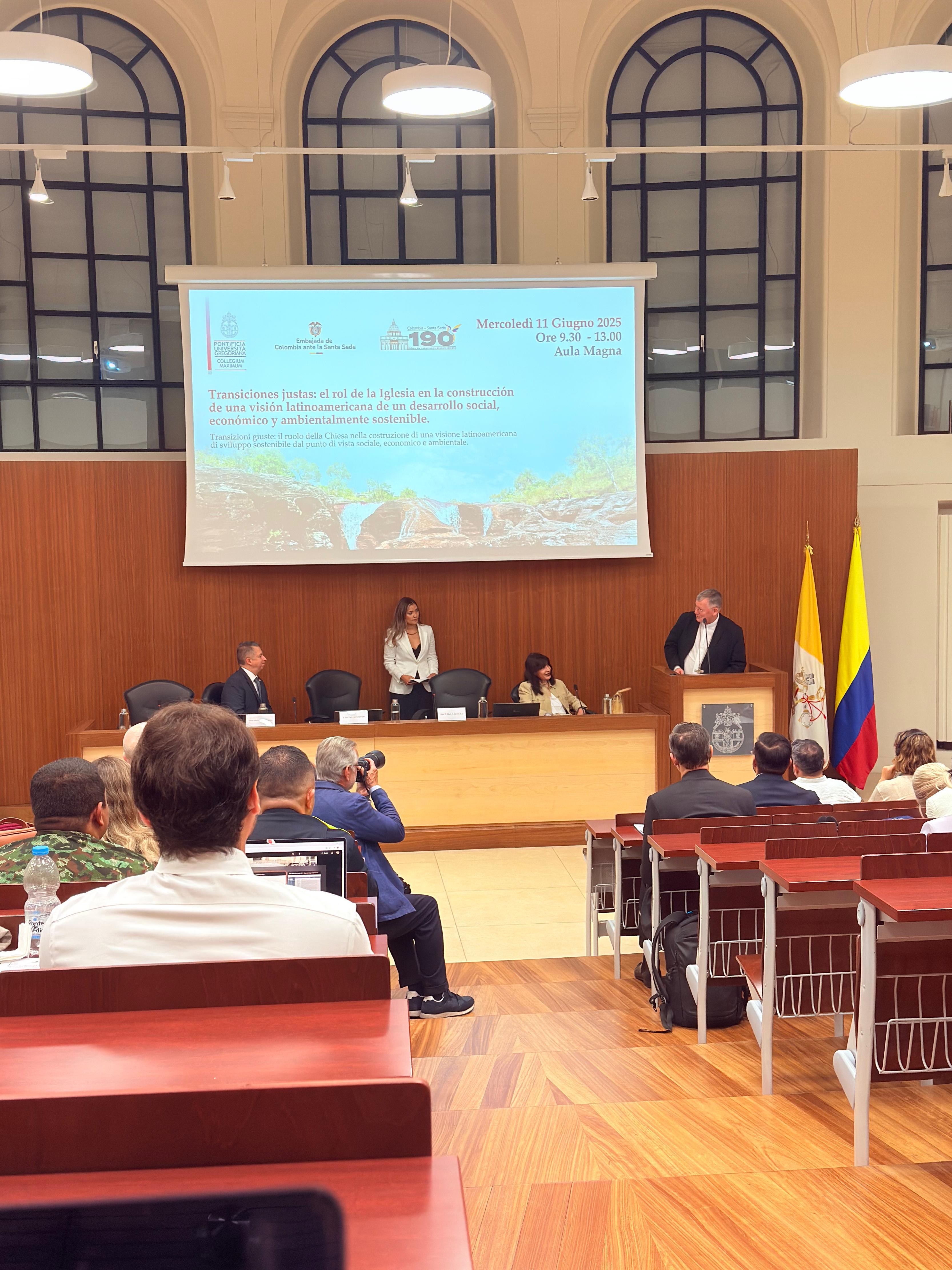 Dom Jaime destaca papel da Igreja em aula magna pelos 190 anos Colômbia–Santa Sé