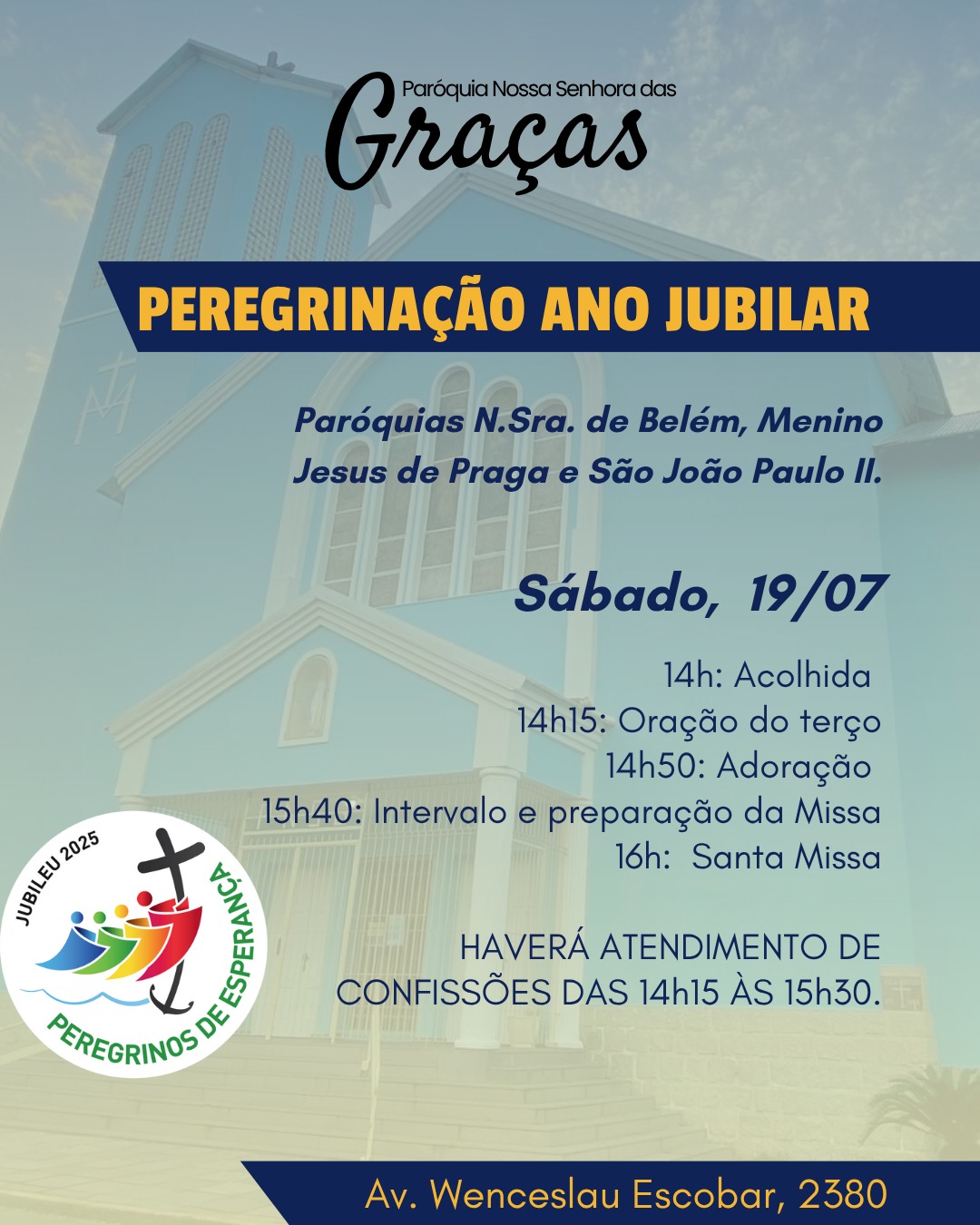 Paróquias da Região Sul de Porto Alegre realizam peregrinação jubilar