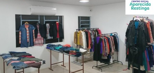 Centro Social Aparecida Restinga amplia Bazar Solidário