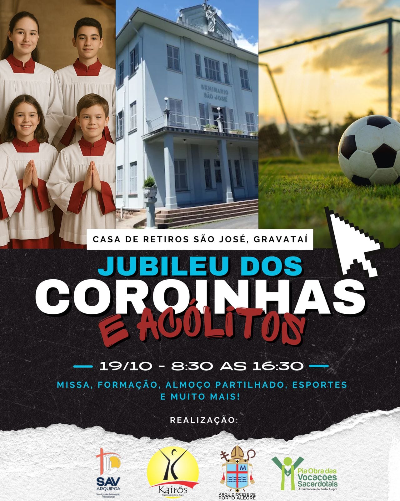 Divulgada programação do Jubileu Arquidiocesano dos Coroinhas e Acólitos 2025 