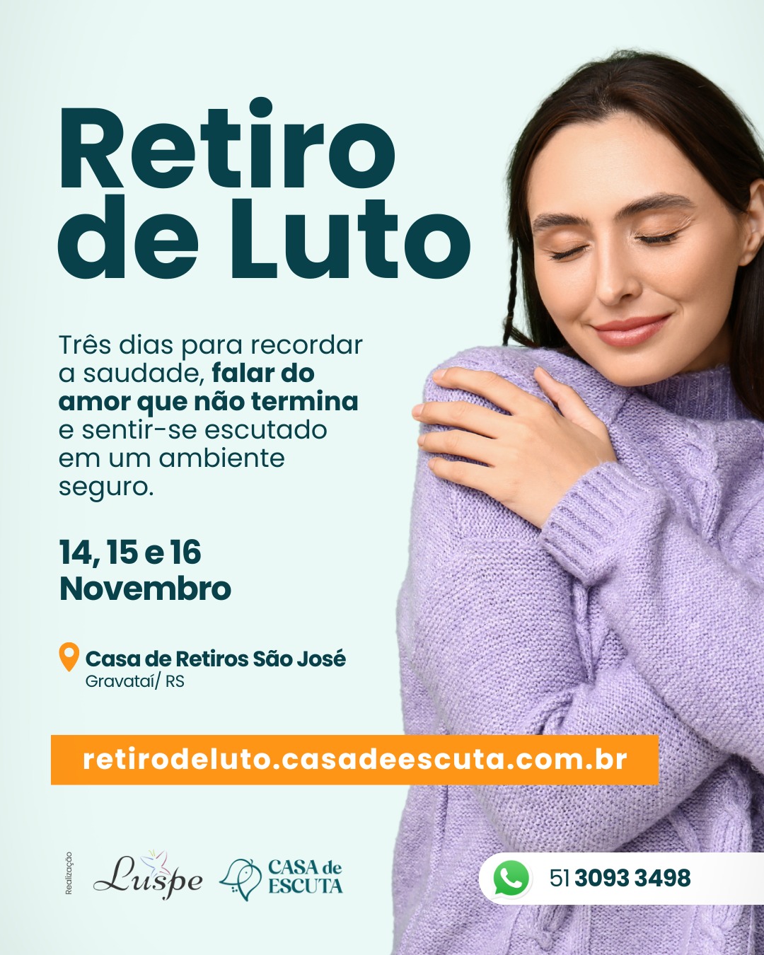 1º Retiro de Luto do Brasil propõe acolhimento e esperança a quem vive a dor da perda