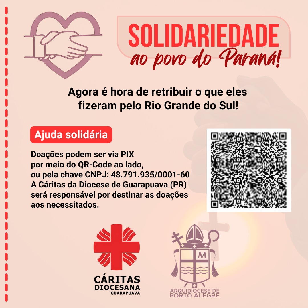 Nota de Solidariedade à Diocese de Guarapuava