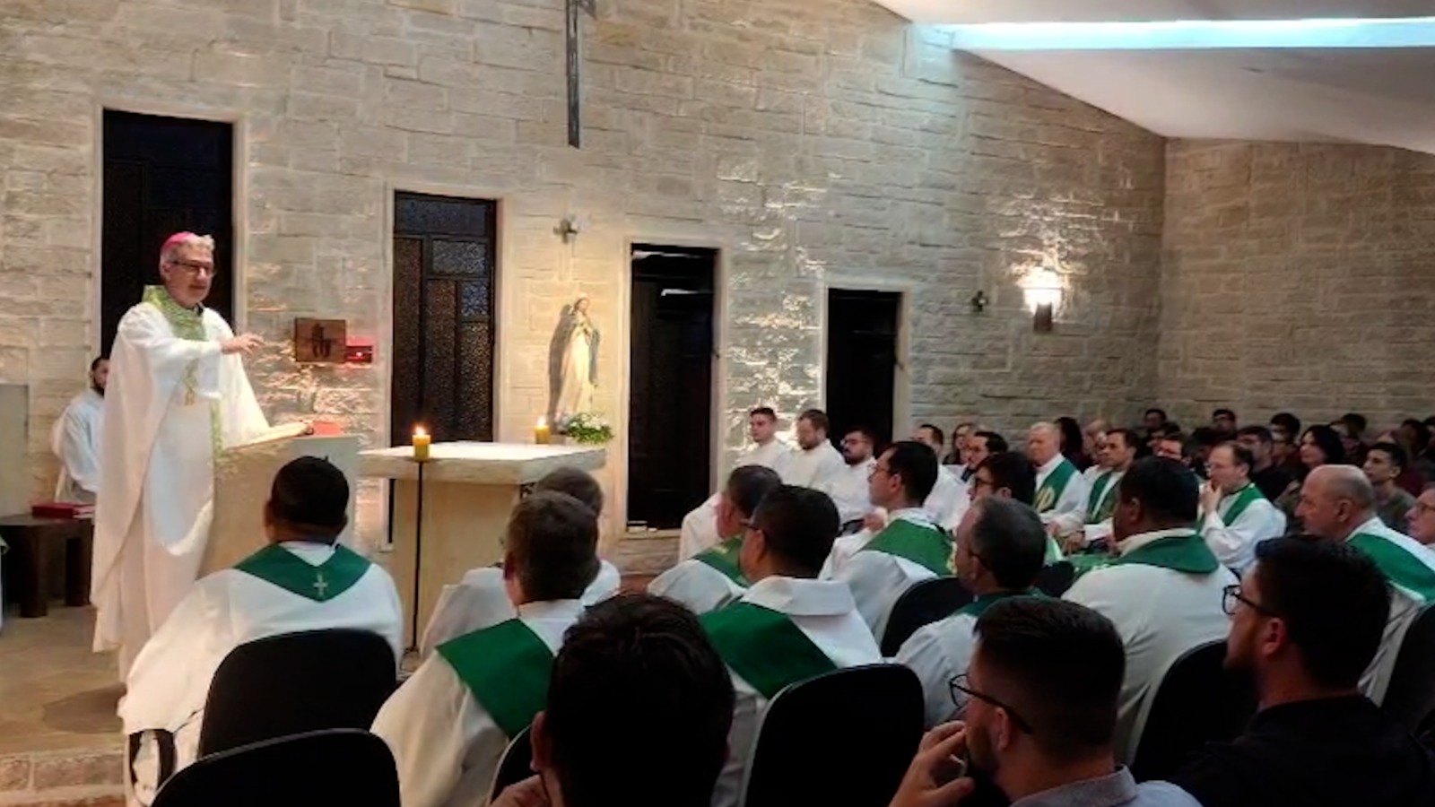 Missa da Declaração de Liberdade reúne seminaristas e famílias em Viamão