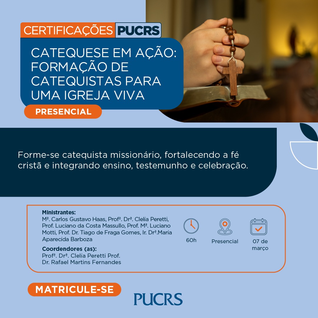 Curso “Catequese em Ação” impulsiona formação de catequistas na Arquidiocese