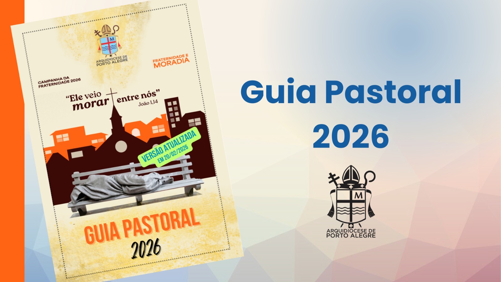 Arquidiocese de Porto Alegre lança Guia Pastoral 2026 e inicia distribuição no CAP