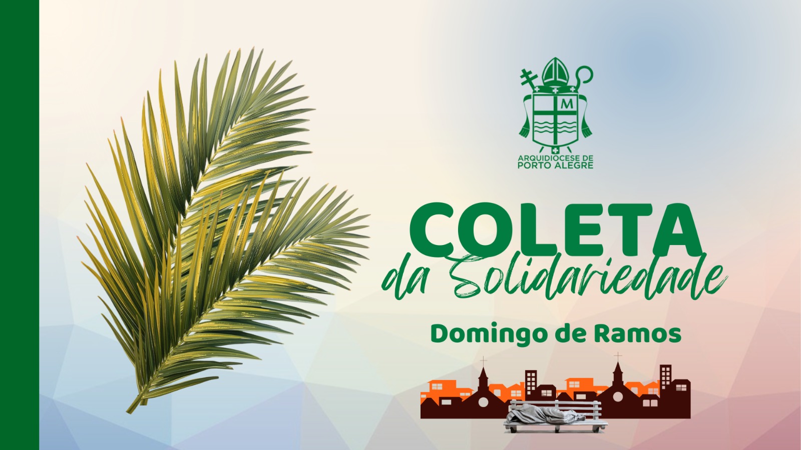 Arquidiocese convoca fiéis para gesto concreto de solidariedade no Domingo de Ramos