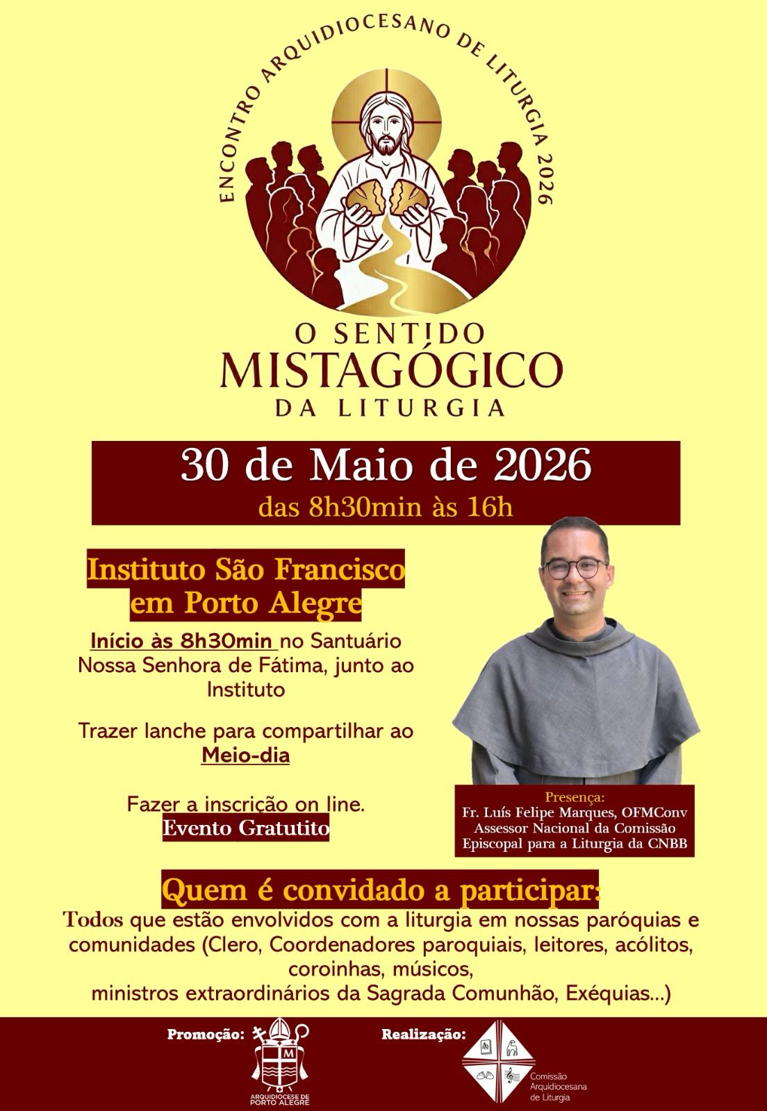 Arquidiocese de Porto Alegre promove Encontro de Liturgia com foco no sentido mistagógico