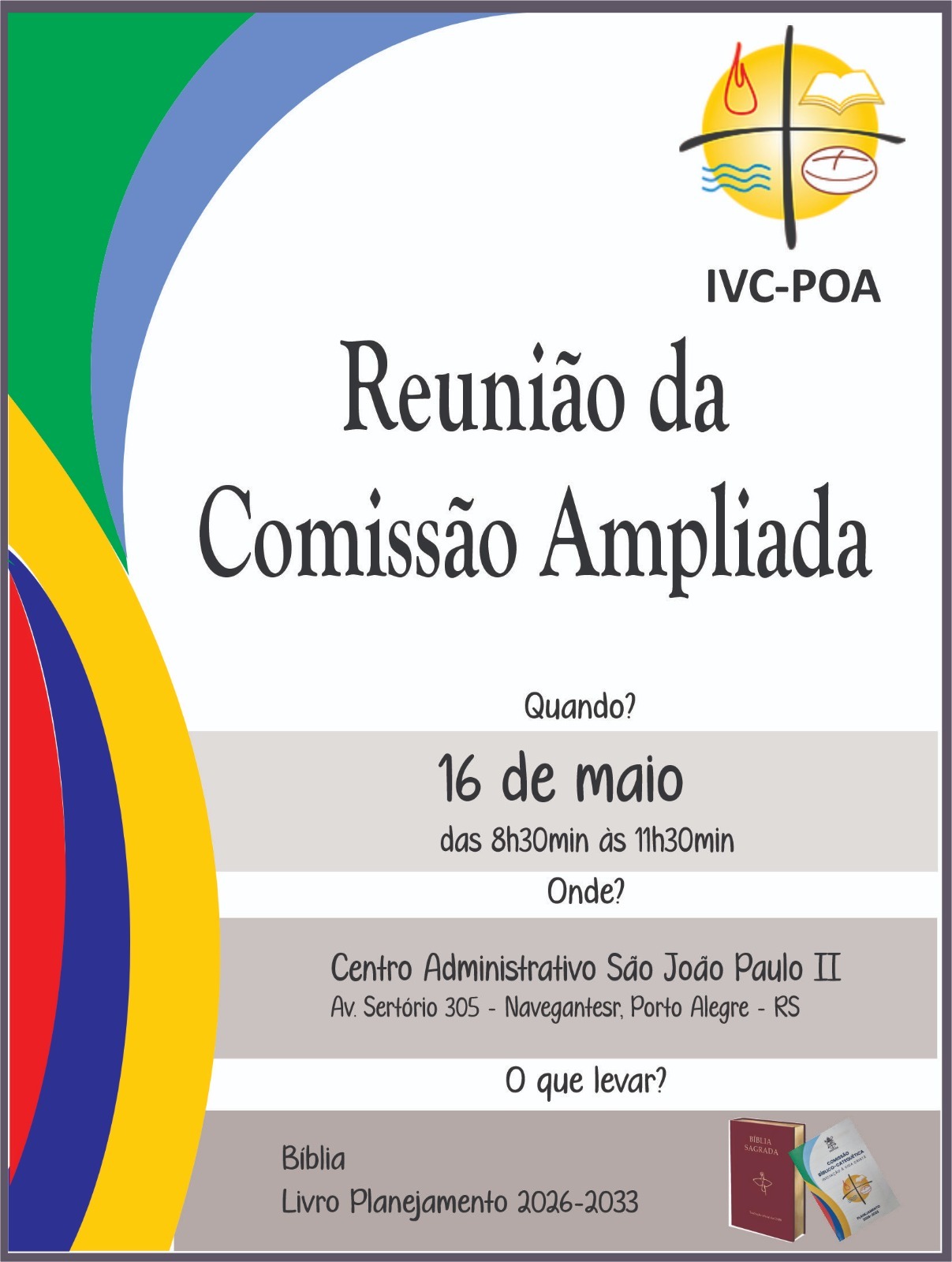 Comissão Ampliada da IVC reúne lideranças da catequese arquidiocesana em Porto Alegre