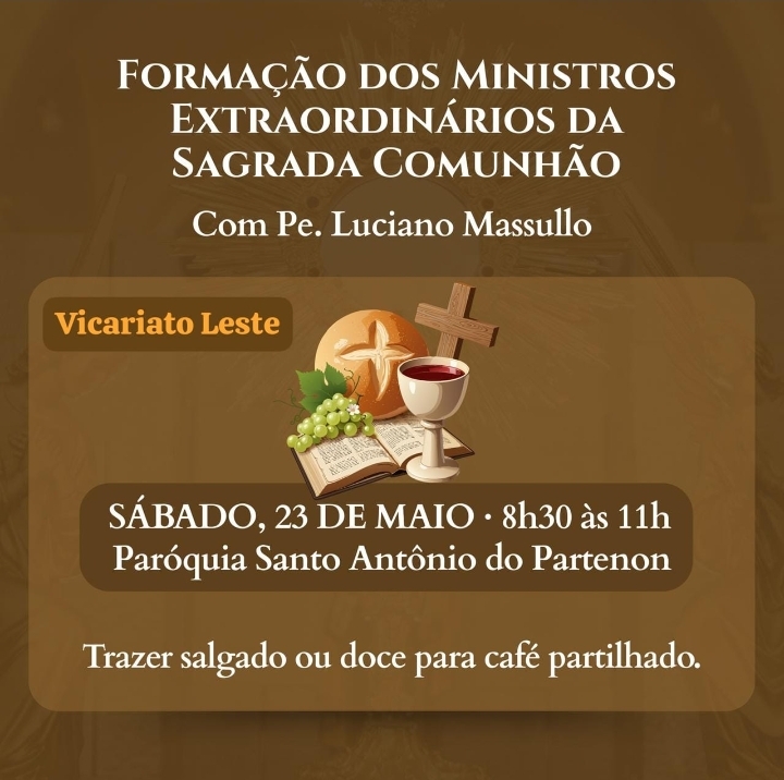 Vicariato Leste promove formação para ministros