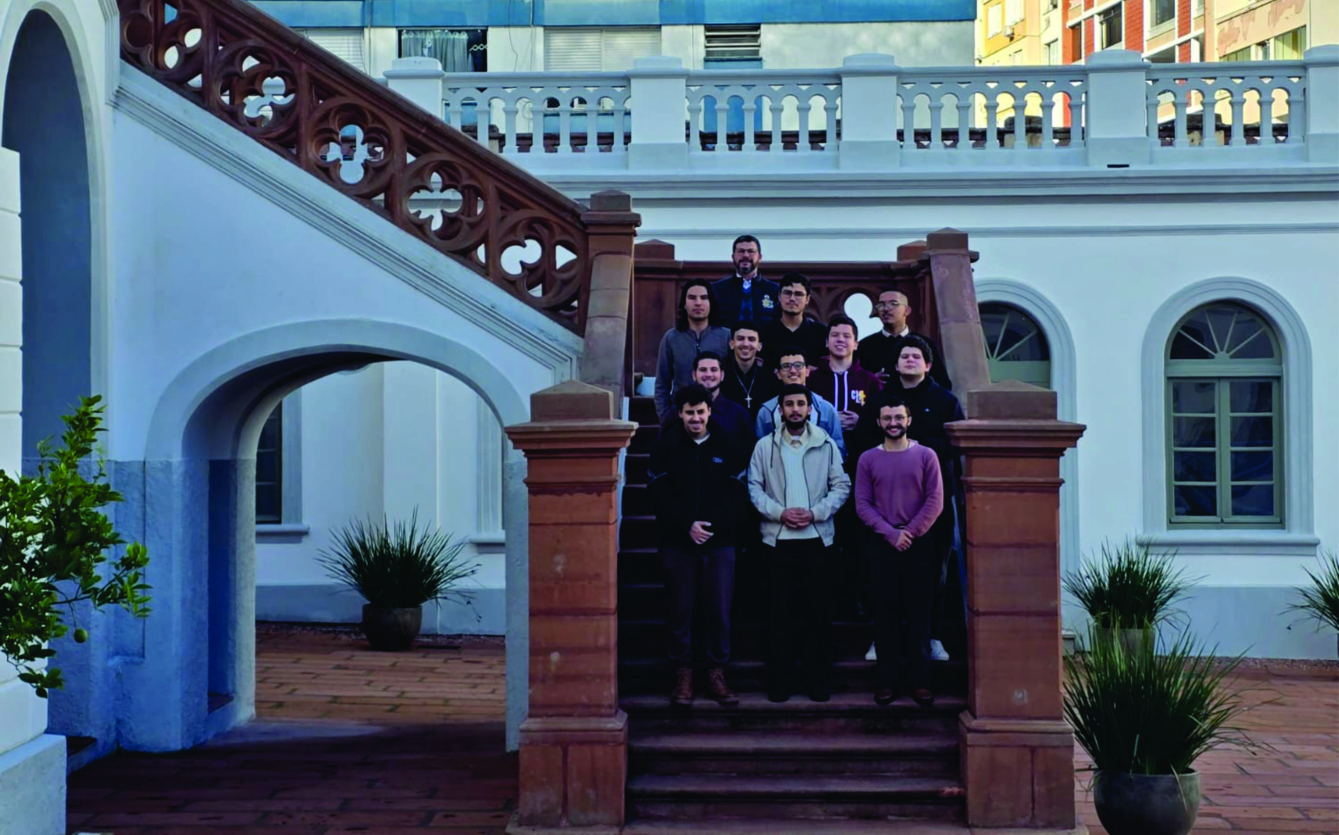 Seminaristas do Propedêutico visitam a Cúria Metropolitana de Porto Alegre