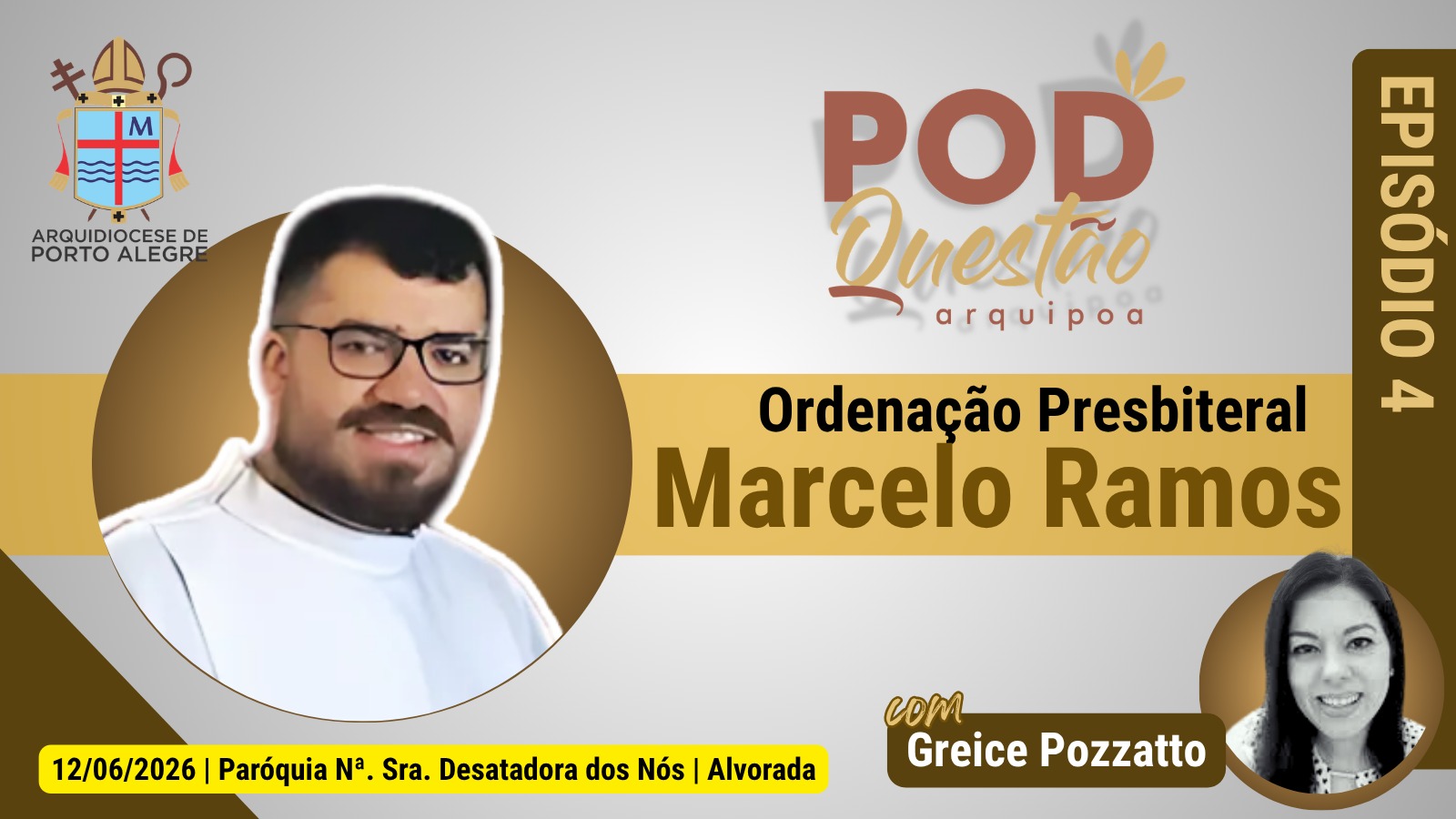 “Caiu na Igreja quase de paraquedas” e encontrou sua vocação