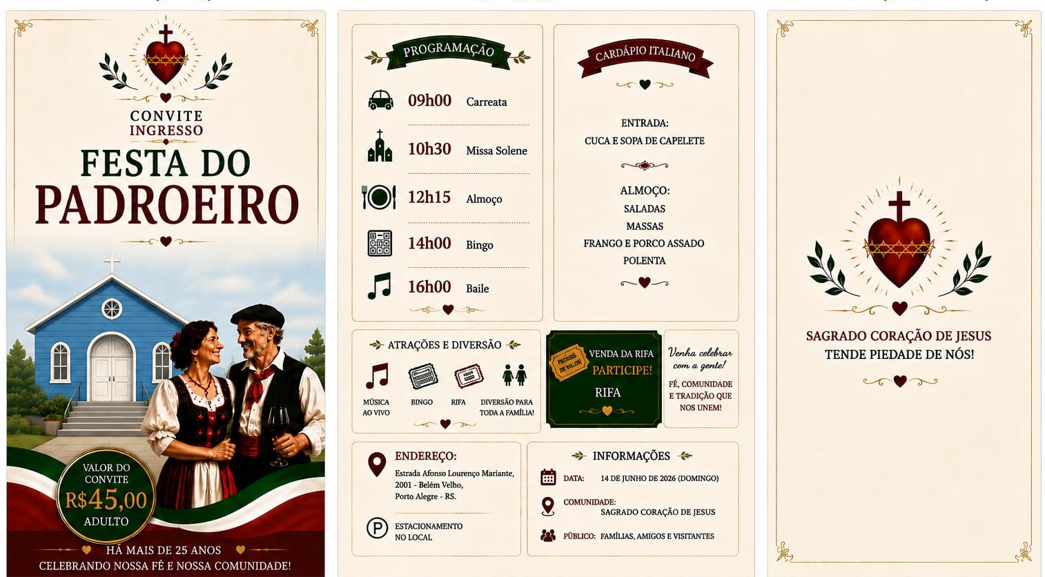 Paróquia São Luís Orione celebra festa do padroeiro
