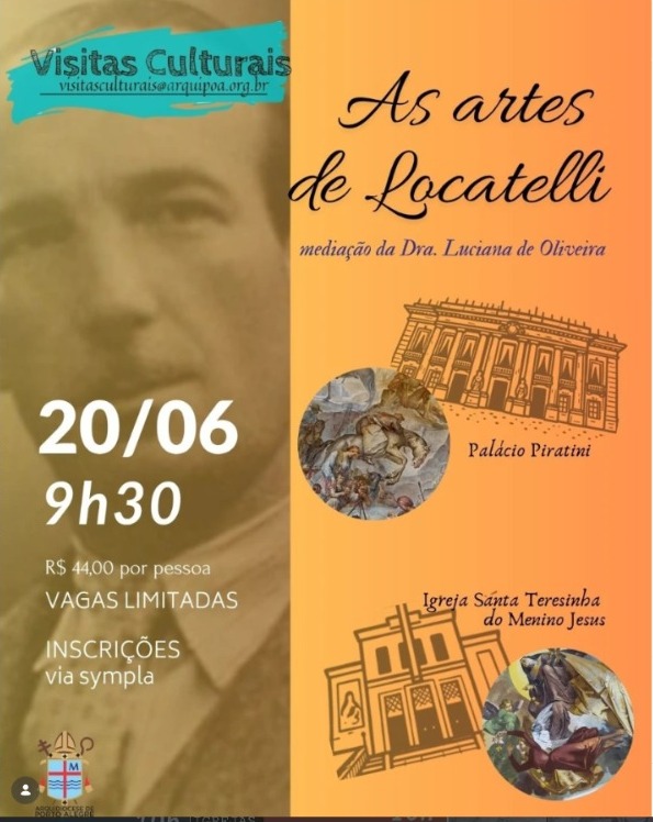 Últimas vagas para roteiro cultural sobre a obra de Aldo Locatelli em Porto Alegre
