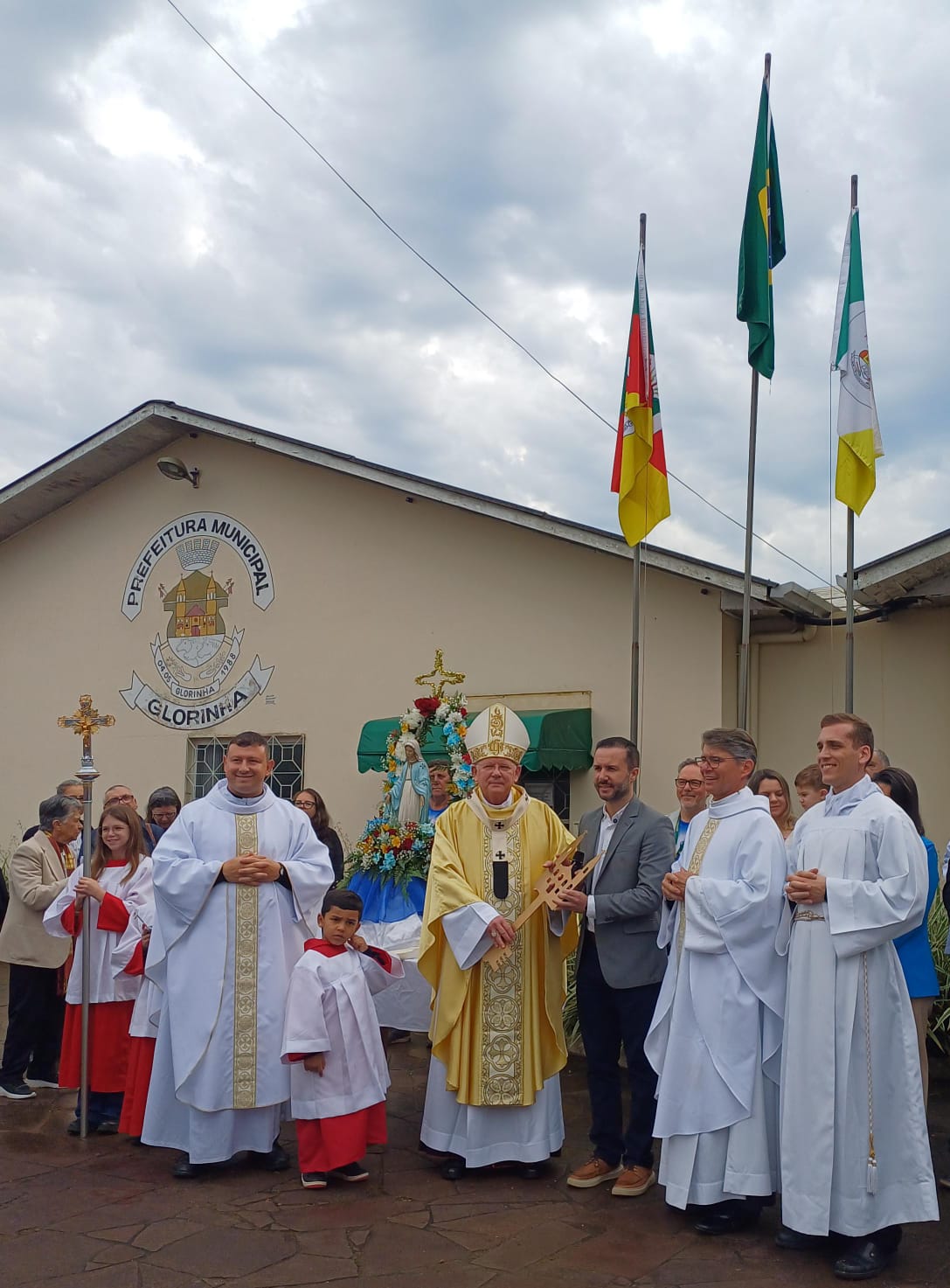 Festa de Nossa Senhora da Glória celebra 150 anos de comunidade católica em Glorinha
